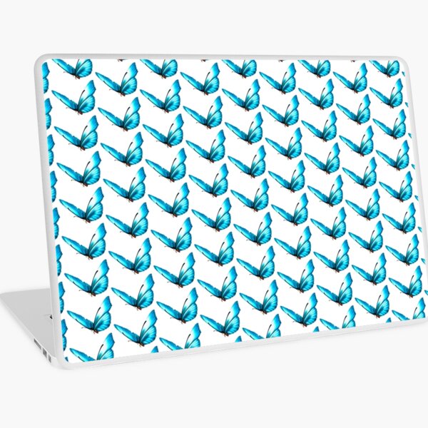 Blue Butterfly Laptop Skin
