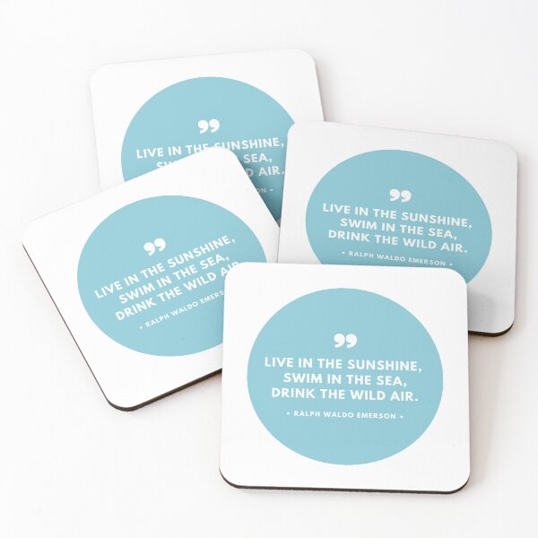 Item preview, Live in the sunshine, swim in the sea, drink the wild air designed and sold by Bushtrippers.