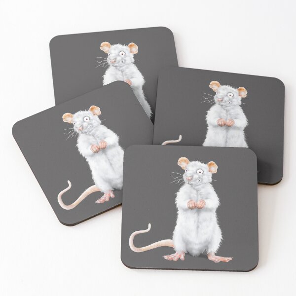 Item preview, Friends of the Pied Piper | Cartoon White Rat  designed and sold by Snootrac.