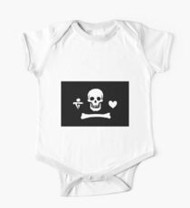 Piratenflagge Baby Body Kurzarm