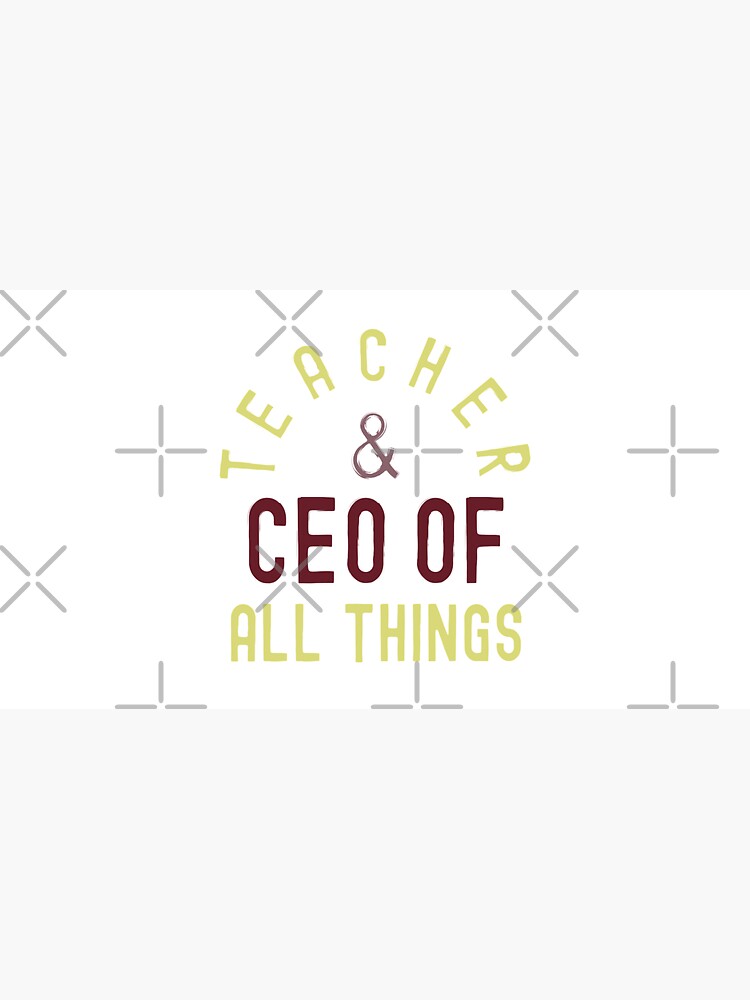 Teacher & CEO Of All Things High Ego Smartest Nerdy by CWartDesign