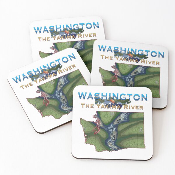 Item preview, WASHINGTON THE YAKIMA RIVER III designed and sold by MikaelJenei.