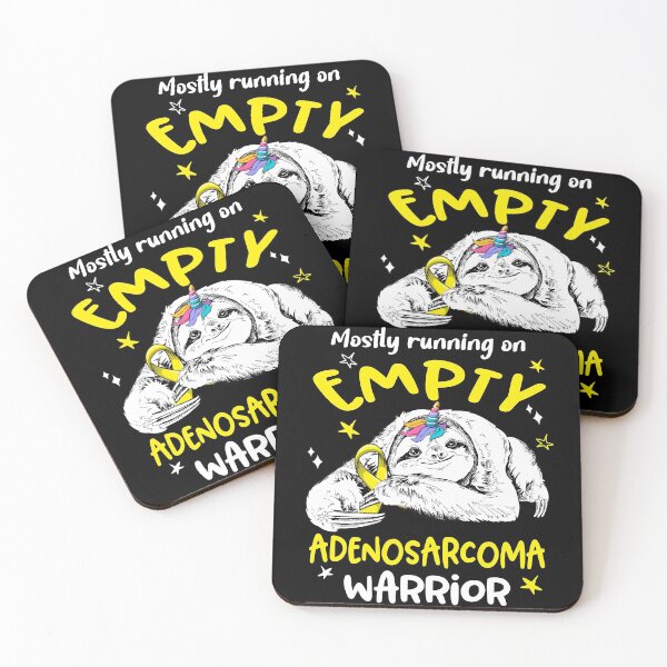 Item preview, Mostly running on Empty Adenosarcoma Warrior designed and sold by ElizabethS809.