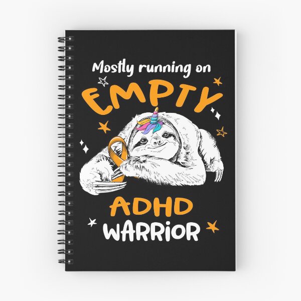 Item preview, Mostly running on Empty ADHD Warrior designed and sold by ElizabethS809.