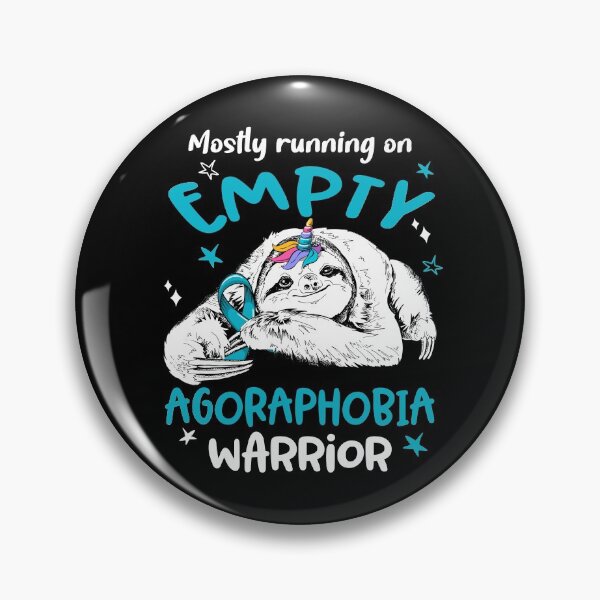 Item preview, Mostly running on Empty Agoraphobia Warrior designed and sold by ElizabethS809.