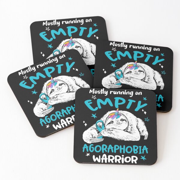 Item preview, Mostly running on Empty Agoraphobia Warrior designed and sold by ElizabethS809.