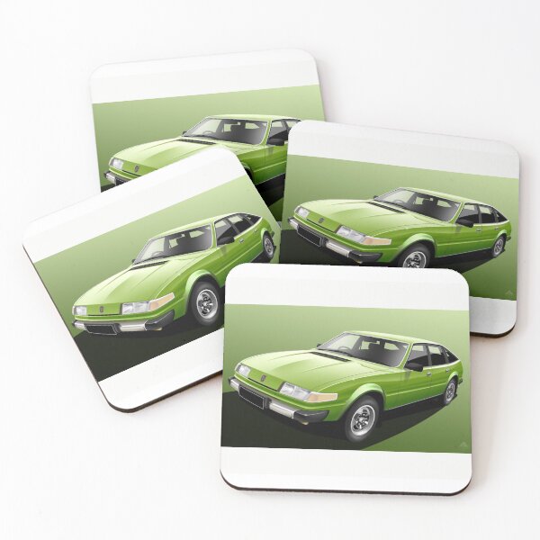 Item preview, Rover SD1 3500 Illustration - Green designed and sold by RJWautographics.