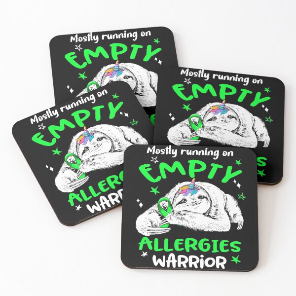 Item preview, Mostly running on Empty Allergies Warrior designed and sold by ElizabethS809.