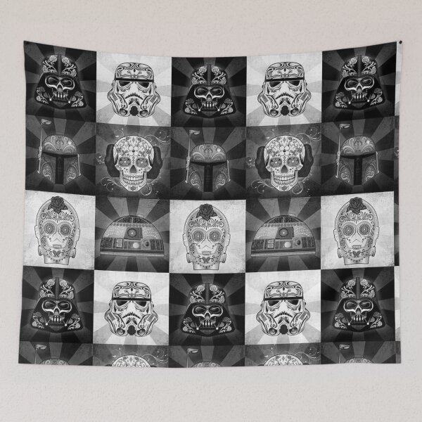 Item preview, mexican skulls of the galaxies designed and sold by Kla357.