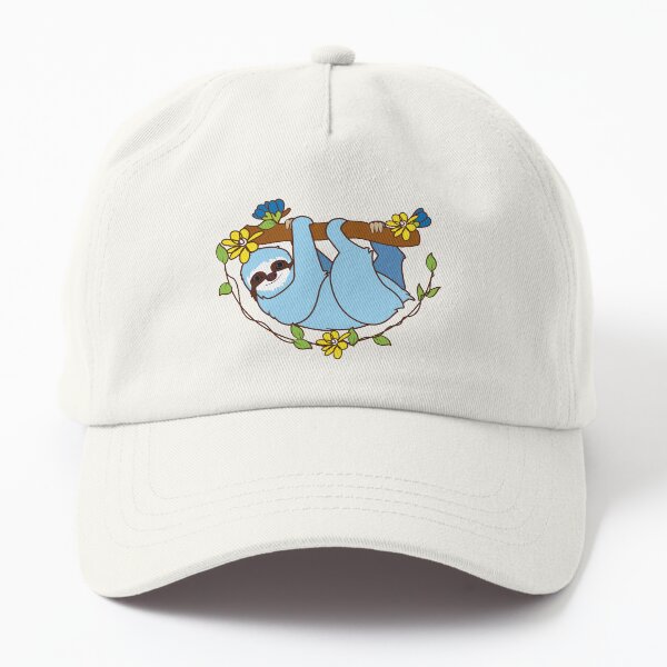 blue sloth emoji fan art Dad Hat
