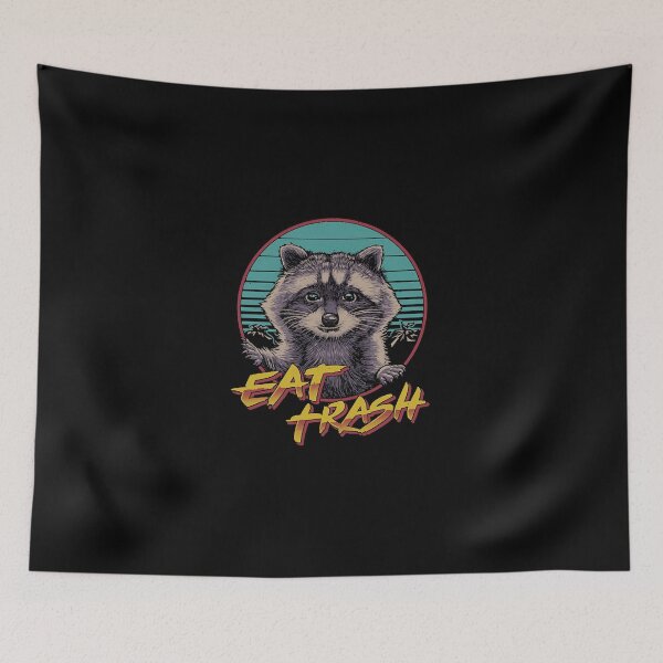 Item preview, Eat Trash Back Print  designed and sold by giftdosier.
