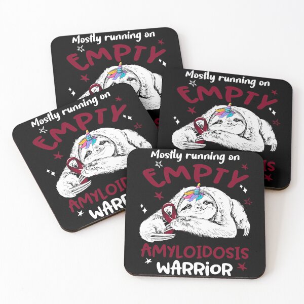 Item preview, Mostly running on Empty Amyloidosis Warrior designed and sold by ElizabethS809.