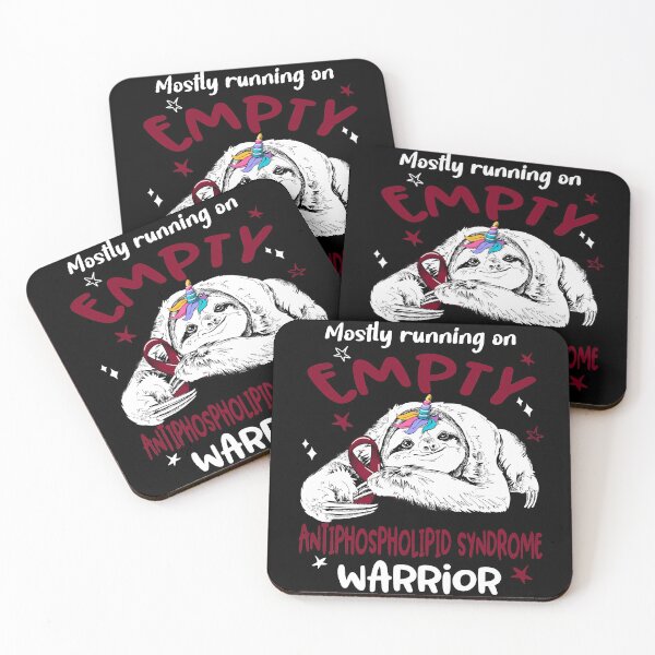 Item preview, Mostly running on Empty Antiphospholipid Syndrome Warrior designed and sold by ElizabethS809.
