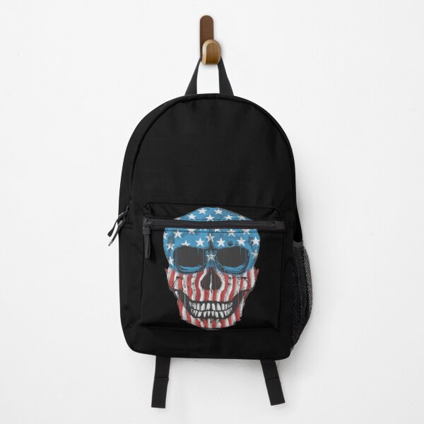 Item preview, Patriotic skull designed and sold by Rakos-Merch.