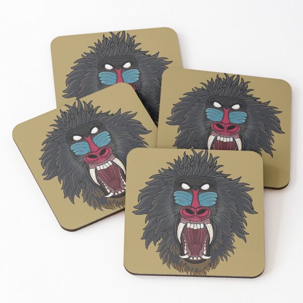 Item preview, Mandrill head  designed and sold by Purplepugprints.