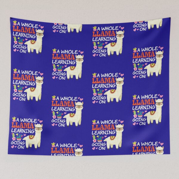 Item preview, Llama Learning  designed and sold by WildRagsTees.