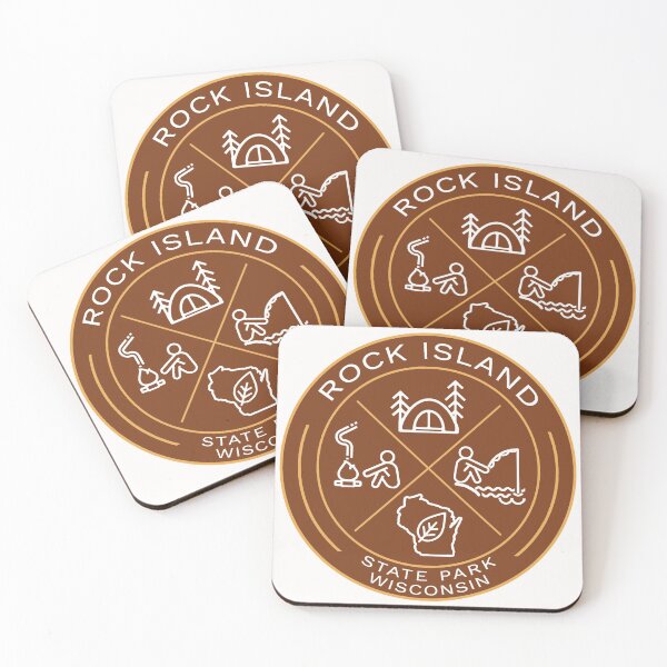 Item preview, Rock Island State Park Heraldic Logo designed and sold by VanyaKar.