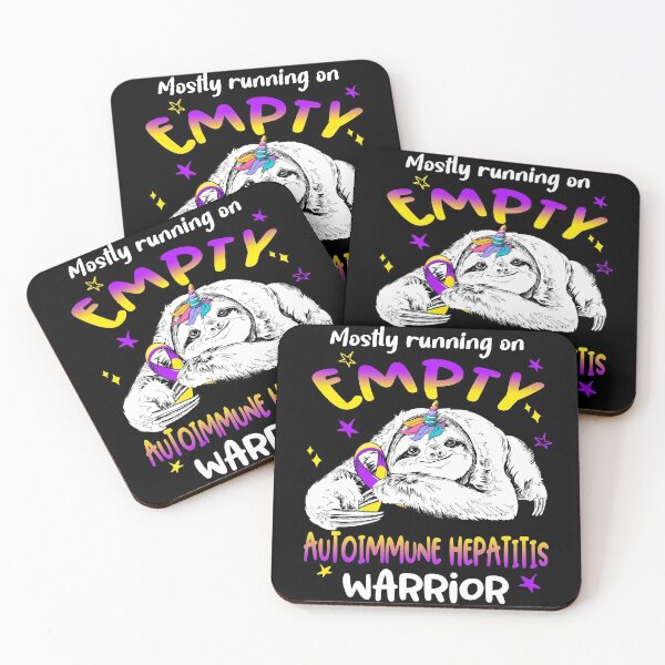 Item preview, Mostly running on Empty Autoimmune Hepatitis Warrior designed and sold by ElizabethS809.