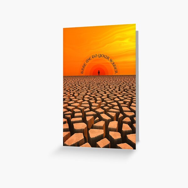 Parched Desert Greeting Card