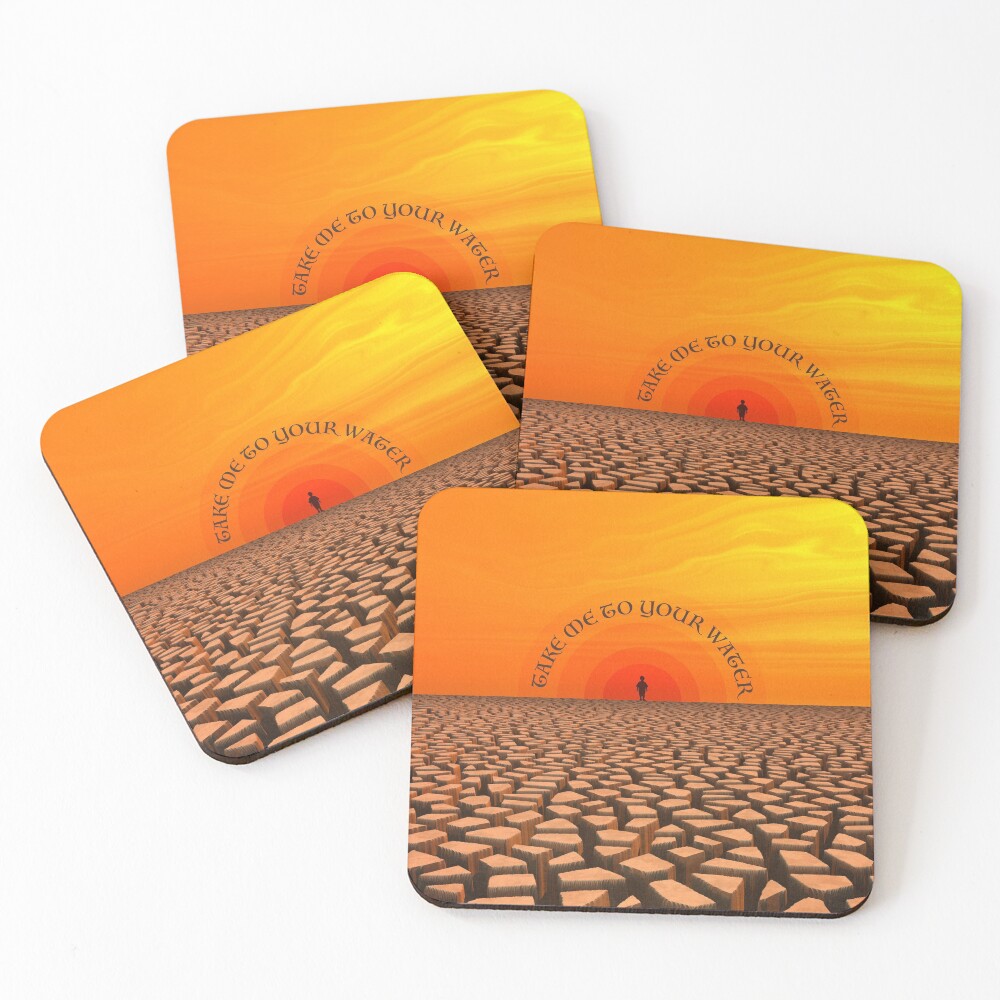 Parched Desert Coasters (Set of 4)