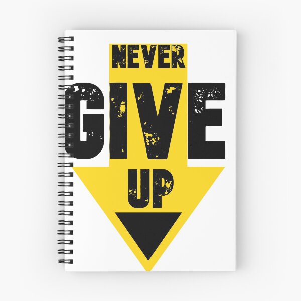 Item preview, never give up designed and sold by GYRS.