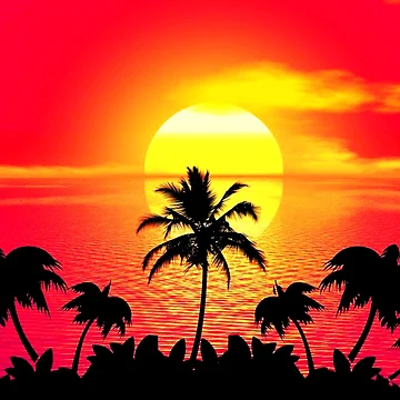 Artwork thumbnail, Sunset design by Roshan Keenoo