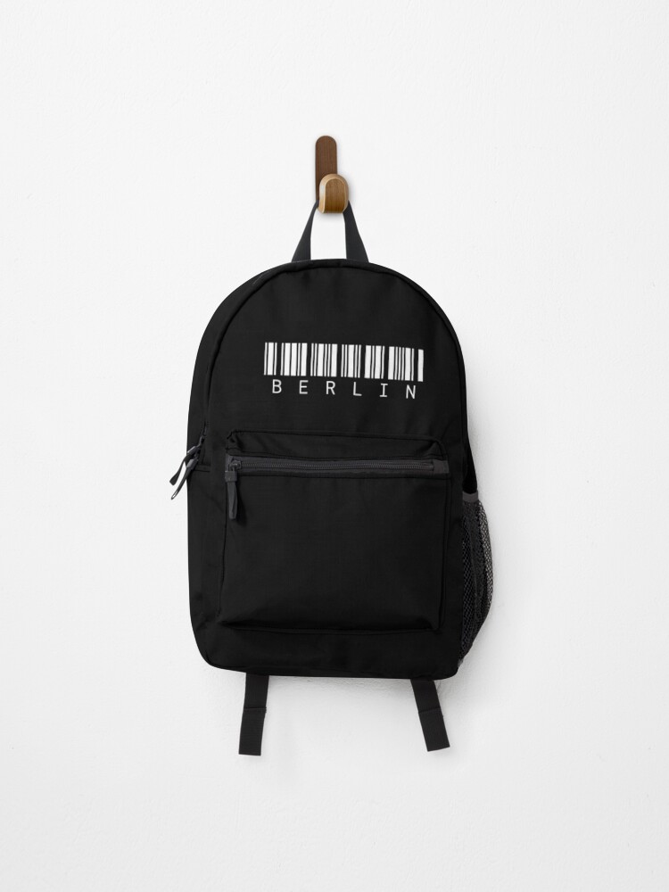 Thumbnail 1 of 3, Backpack, Berlin Bar Code designed and sold by AwesomeProject.