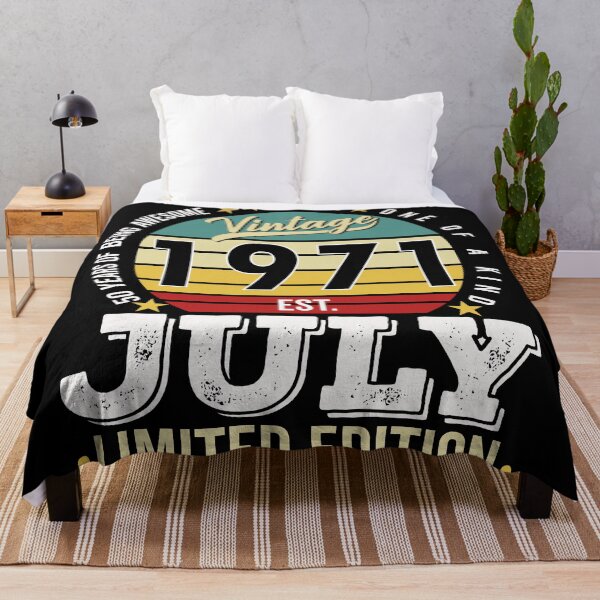 Item preview, 50  Years Of Being Awesome - One Of A Kind Limited Edition - 1971 Vintage 50s Retro, Classic, Cool, July Birthday.  designed and sold by ALITOPRINCE.