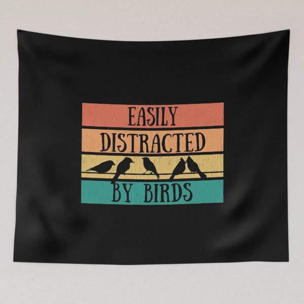 Item preview, Easily Distracted By Birds designed and sold by kudostees.
