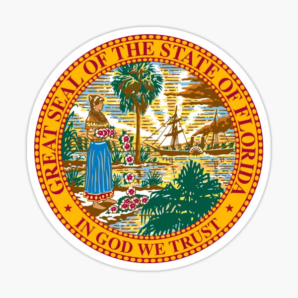 Item preview, Seal of Florida  designed and sold by abbeyz71.