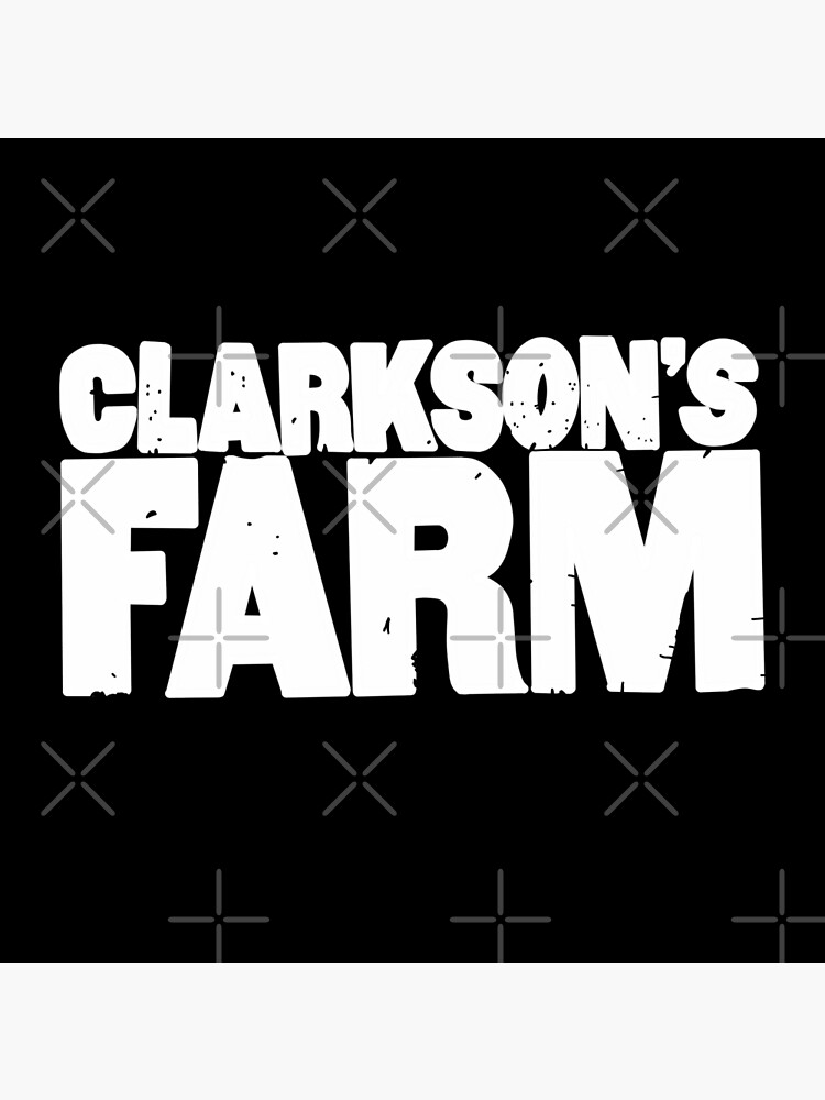 "Clarkson's Farm logo" Poster by TheCherryFarm Redbubble