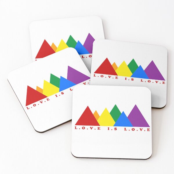 Item preview, Love Is Love LGBTQ Flag  designed and sold by freeArt10.