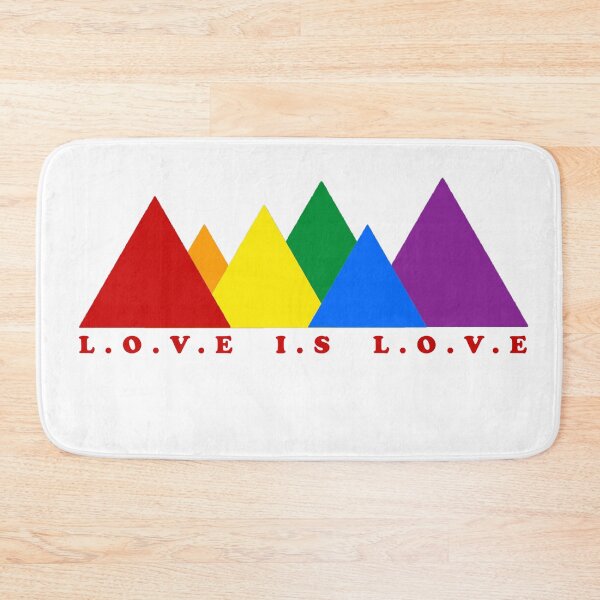 Item preview, Love Is Love LGBTQ Flag  designed and sold by freeArt10.