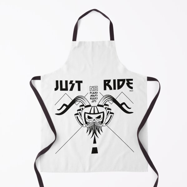 Item preview, Just Ride Motorbike Skull (Black) designed and sold by Shico.