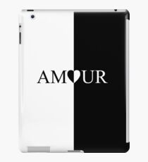 AMOUR black and white design iPad Case/Skin