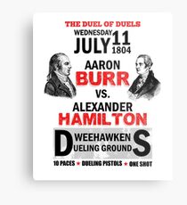 Hamilton Vs Burr Metal Print