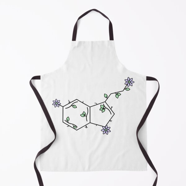 Item preview, Serotonin neurotransmitter organic with flower and leaves floral. designed and sold by labstud.