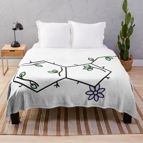Item preview, Serotonin neurotransmitter organic with flower and leaves floral. designed and sold by labstud.