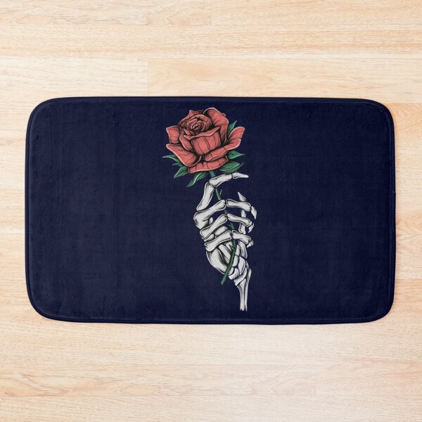Item preview, Skeleton holding rose designed and sold by Rakos-Merch.