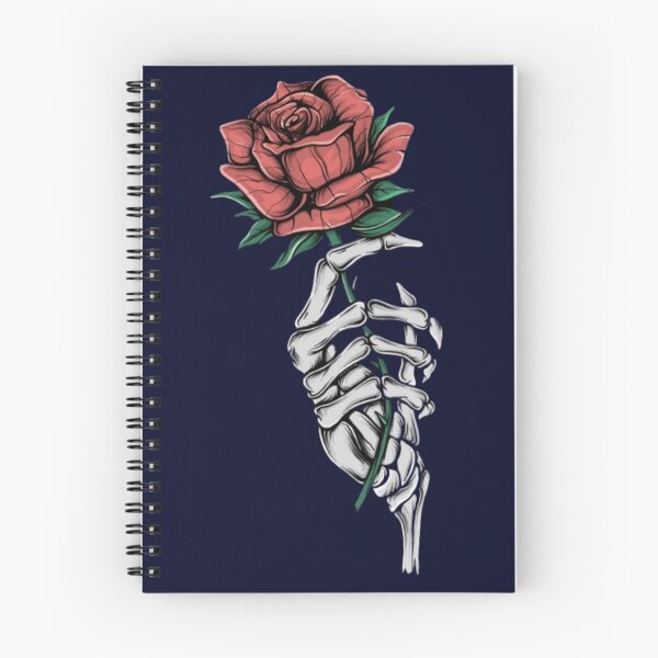 Item preview, Skeleton holding rose designed and sold by Rakos-Merch.