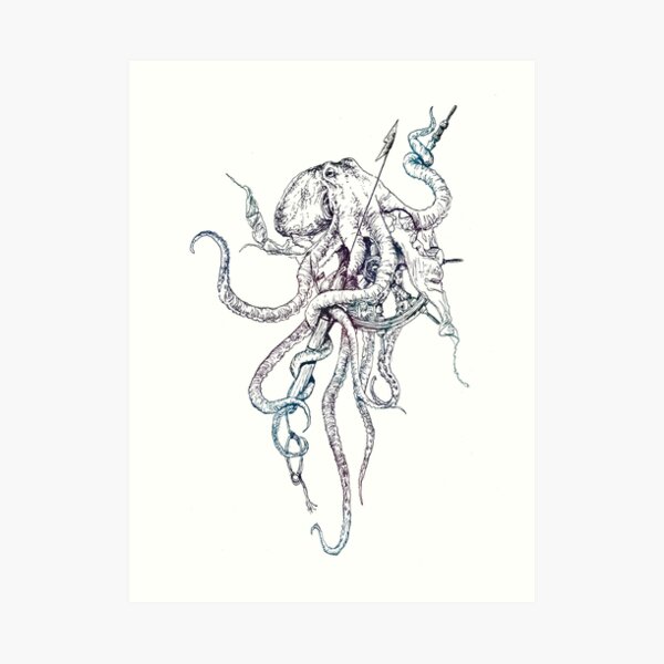 Kraken Art Print