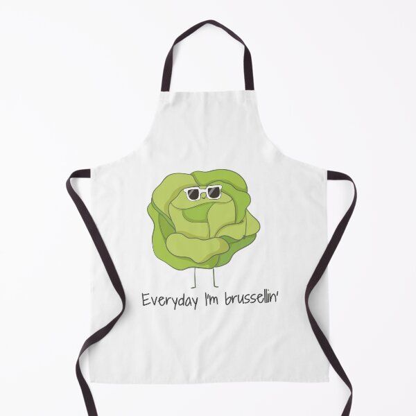 Item preview, Everyday I'm Brusselling- Funny Brussel Sprout designed and sold by DreamyPanda.