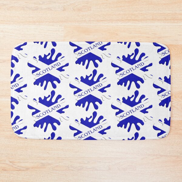 Item preview, Scotland Flag Paint Splat Design designed and sold by wimblettdesigns.