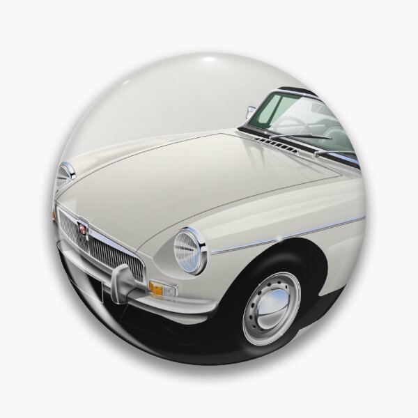 Item preview, MG B roadster Illustration - Old english white designed and sold by RJWautographics.