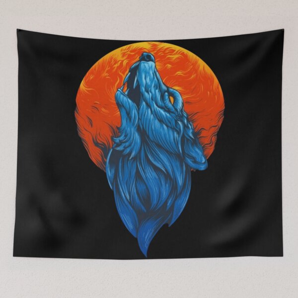 Item preview, Bloodmoon wolf designed and sold by Rakos-Merch.