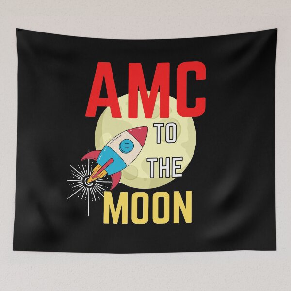 Item preview, AMC to the moon (HODL AMC) designed and sold by i-longmanshop.
