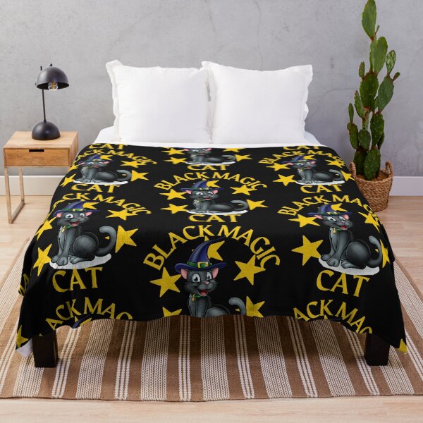 Item preview, BLACK MAGIC CAT, MAGICAL CAT, BLACK MAGIC MEME, KAWAII CAT, ALLHALLOW, designed and sold by R B Chrystal.