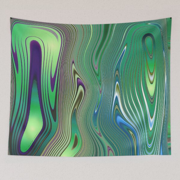 Item preview, Twisted Geometry Green Summer designed and sold by runati.
