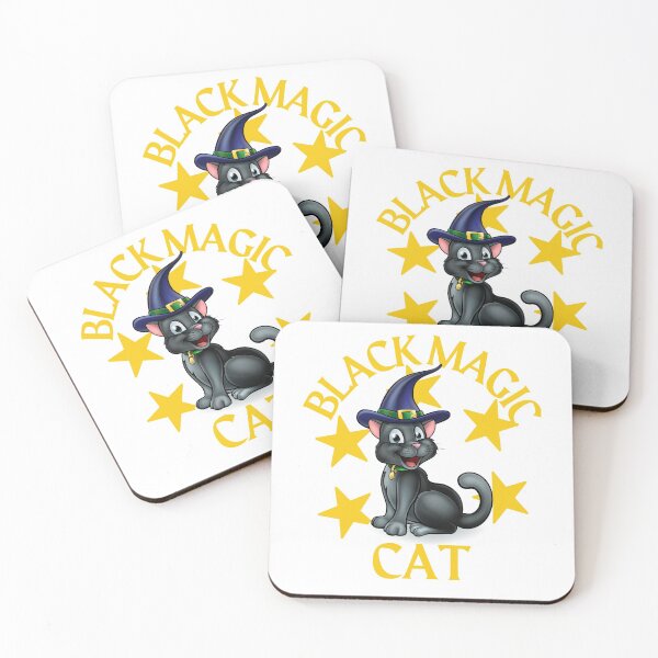 Item preview, BLACK MAGIC CAT, MAGICAL CAT, BLACK MAGIC MEME, KAWAII CAT, ALLHALLOW, designed and sold by R B Chrystal.