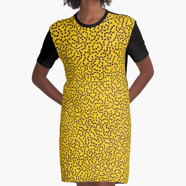 yellow art yayoi kusama Graphic T-Shirt Dress
